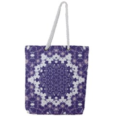 Simple Country Full Print Rope Handle Tote (large) by LW323