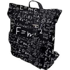 Science-albert-einstein-formula-mathematics-physics-special-relativity Buckle Up Backpack by Sudhe