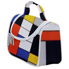 Composition A By Piet Mondrian Satchel Handbag by impacteesstreetweareight