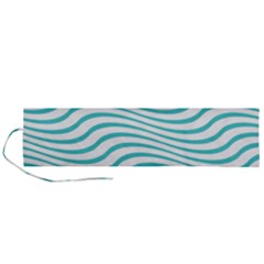 Beach Waves Roll Up Canvas Pencil Holder (l) by Sparkle