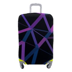 3d Lovely Geo Lines  V Luggage Cover (small) by Uniqued