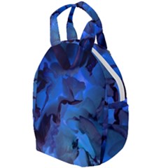 Peony In Blue Travel Backpacks by LavishWithLove