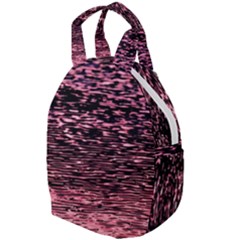 Pink  Waves Flow Series 11 Travel Backpacks by DimitriosArt