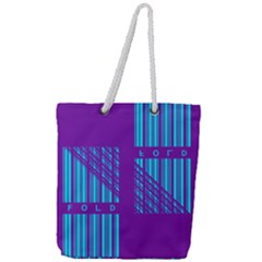 Fold At Home Folding Full Print Rope Handle Tote (large) by WetdryvacsLair