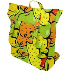 Fruit Food Wallpaper Buckle Up Backpack by Dutashop