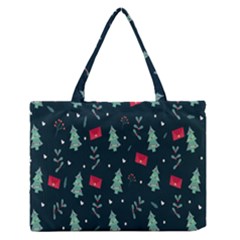 Christmas 001 Zipper Medium Tote Bag by nate14shop