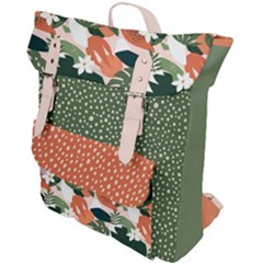Tropical Polka Plants 2 Buckle Up Backpack by flowerland