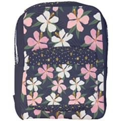 Floral Plants Jungle Polka 3 Full Print Backpack by flowerland