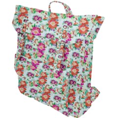 Floral Buckle Up Backpack by nate14shop