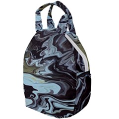 Abstract Painting Black Travel Backpacks by nateshop
