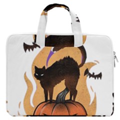 Halloween Macbook Pro 13  Double Pocket Laptop Bag by Sparkle