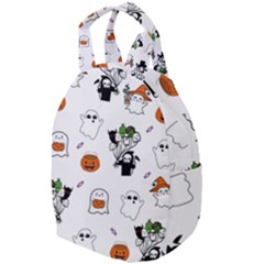 Halloween Jack O Lantern Vector Travel Backpacks by Ravend