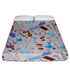 Medical Devices Fitted Sheet (king Size) by SychEva