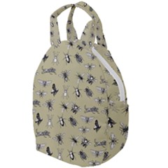 Insects Pattern Travel Backpacks by Valentinaart