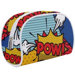 Pow Word Pop Art Style Expression Vector Make Up Case (large) by Pakemis