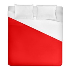 Color Red Duvet Cover (full/ Double Size) by Kultjers
