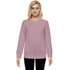 Color Rosy Brown Hidden Pocket Sweatshirt by Kultjers