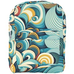 Waves Full Print Backpack by fructosebat
