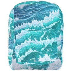 Waves On The Ocean Ii Full Print Backpack by GardenOfOphir