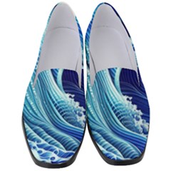 Wave Women s Classic Loafer Heels by GardenOfOphir