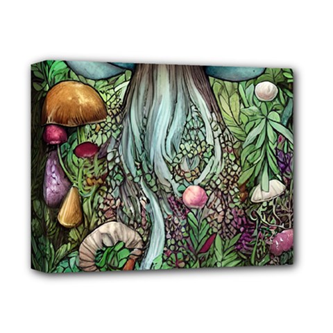 Craft Mushroom Deluxe Canvas 14  X 11  (stretched) by GardenOfOphir