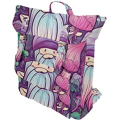 Fairy Mushrooms Buckle Up Backpack by GardenOfOphir