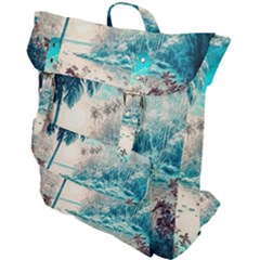 Tropical Winter Tropical Winter Landscape Buckle Up Backpack by Pakemis
