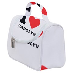 I Love Carolyn Satchel Handbag by ilovewhateva