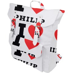 I Love Philip Buckle Up Backpack by ilovewhateva