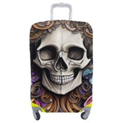 Skull Bones Luggage Cover (medium) by GardenOfOphir