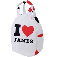 I Love James Travel Backpacks by ilovewhateva