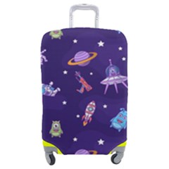 Space-seamless-pattern Luggage Cover (medium) by Salman4z