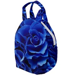 Blue Roses Flowers Plant Romance Blossom Bloom Nature Flora Petals Travel Backpack by pakminggu
