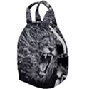 Lion Furious Abstract Desing Furious Travel Backpack View1