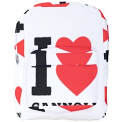 I Love Cannoli  Full Print Backpack by ilovewhateva