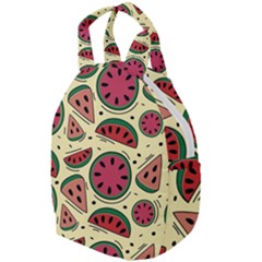 Watermelon Pattern Slices Fruit Travel Backpack by uniart180623