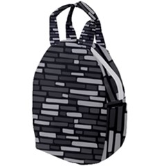 Black And Grey Wall Travel Backpack by ConteMonfrey