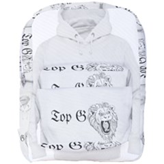 (2)dx Hoodie Full Print Backpack by Alldesigners
