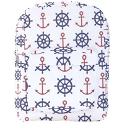 Nautical-seamless-pattern Full Print Backpack by Simbadda