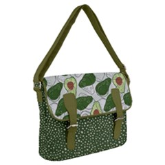 Avocado Pattern - Copy Buckle Messenger Bag by flowerland
