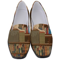 Library Aesthetic Women s Classic Loafer Heels by Sarkoni