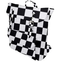 Black White Chess Board Buckle Up Backpack by Ndabl3x