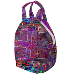 Technology Circuit Board Layout Pattern Travel Backpack by Ket1n9