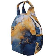 Abstract Marble Design Background Travel Backpack by Pakjumat