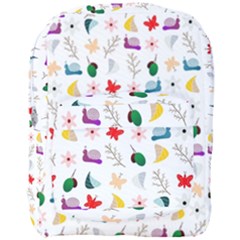 Snail Butterfly Pattern Seamless Full Print Backpack by Ravend