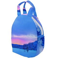 Winter Landscape Snow Forest Trees Travel Backpack by Amaryn4rt