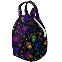 Stained Glass Crystal Art Travel Backpack by Pakjumat