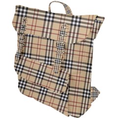 Burberry, Checker, Clothes, Fashion, Pattern Buckle Up Backpack by nateshop