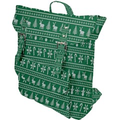 Wallpaper Ugly Sweater Backgrounds Christmas Buckle Up Backpack by artworkshop