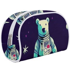 Bear Astronaut Futuristic Make Up Case (large) by Bedest